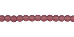 Medium Amethyst Recycled Glass Round 4mm