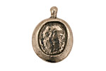 Green Girl Pewter Oval Bezel 20x27mm
