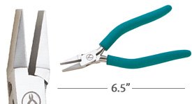 Classic Wubbers Large Flat Nose Pliers 6.5"