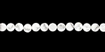 White Howlite Puff Coin 4mm