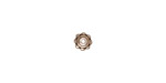 TierraCast Antique Silver (plated) Beaded Bead Cap 5mm