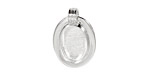 Silver (plated) Lipped Oval Bezel 15x20mm