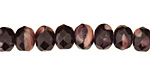 Czech Glass Passion Fruit Fire Polished Rondelle 6x9mm
