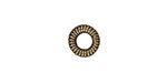 TierraCast Antique Brass (plated) Large Coiled Ring 2x10mm