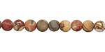 Red Creek Jasper (matte) Round 5-6mm