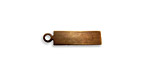 Vintaj Natural Brass Rectangle Tag Altered Blank 5x20mm