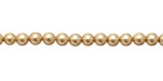 Hamilton Gold Shell Pearl Round 4mm