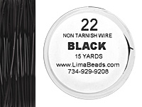 Parawire Black 22 gauge, 15 yards