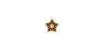 TierraCast Antique Gold (plated) Star Heishi 5mm