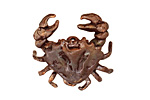 Green Girl Shibuichi Articulated Crab Pendant 27mm