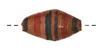 African Paper (tan, forest, light merlot) Rice 29-30x14-15mm