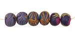 Humble Beads Polymer Clay Blooms & Bark Tiny Disk 7-8x9-10mm