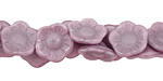 Czech Glass Wisteria Flower Button 12x7mm