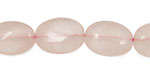 Rose Quartz Flat Oval 18x13mm