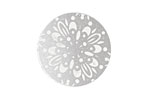 Lillypilly Silver Kaleidoscope Anodized Aluminum Disc 25mm, 22 gauge