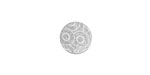 Lillypilly Silver Dandelion Anodized Aluminum Disc 11mm, 22 gauge