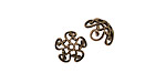 Stampt Antique Pewter (plated) Fancy Swirl Bead Cap 10x4mm