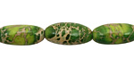 Green Impression Jasper Rice 15x7mm