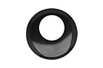 Tagua Nut Black Gypsy Hoop 25mm