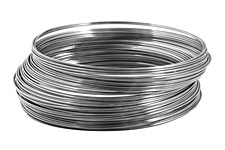 Remembrance Stainless Steel Memory Wire Large Bright Bracelet 1 oz.