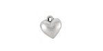 Nunn Design Antique Silver (plated) Small Heart Charm 11x12mm