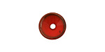 C-Koop Enameled Metal Medium Red Chip 3-4x12-13mm