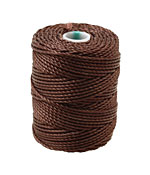 C-Lon Chocolate Tex 400 (1mm) Bead Cord