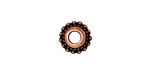 TierraCast Antique Copper (plated) Beaded Twist Euro 6x11mm