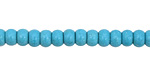 Turquoise Blue Magnesite Rondelle 6mm