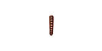 TierraCast Antique Copper (plated) Small Beaded Pinch Bail 2x10mm