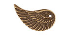 Antique Brass (plated) Wing 17x32mm