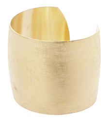 Brass Satin Cuff 64x51mm