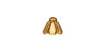 TierraCast Antique Gold (plated) Faceted Cone 8x9mm