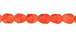 Czech Glass Pink Silk Faceted Nugget 8mm