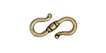 TierraCast Antique Brass (plated) Classic S-Hook 23x12mm