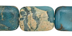 Turquoise Impression Jasper Thin Pillow 25x18mm