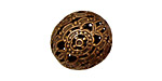 Stampt Antique Copper (plated) Filigree Ball 20mm