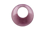 Tagua Nut Violet Gypsy Hoop 25mm