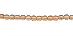 Czech Glass Smoky Topaz Round 4mm
