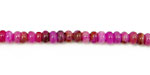 Ruby Crazy Lace Agate Rondelle 4mm