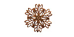 Stampt Antique Copper (plated) Snowflake Filigree 19mm