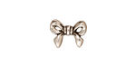 TierraCast Antique Silver (plated) Bow Bead 10x14mm