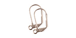 Nunn Design Antique Silver (plated) Large Oval Leverback Earwire 11x17mm