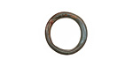 C-Koop Enameled Metal Steel Gray Large Ring 16-17mm
