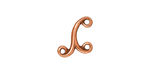 TierraCast Antique Copper (plated) Melody Link 12x11mm