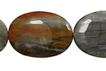 Eagle Eye Jasper Flat Oval 35x25mm