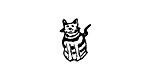 Tabby Cat Mini Rubber Stamp 11x15mm
