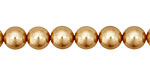 Hamilton Gold Shell Pearl Round 8mm