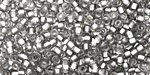 TOHO Black Diamond (with Frosted Silver Lining) Round 8/0 Seed Bead