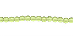 Czech Glass Olivine Round 4mm